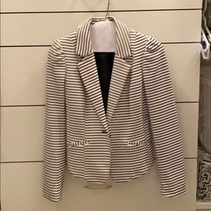 H&M striped blazer